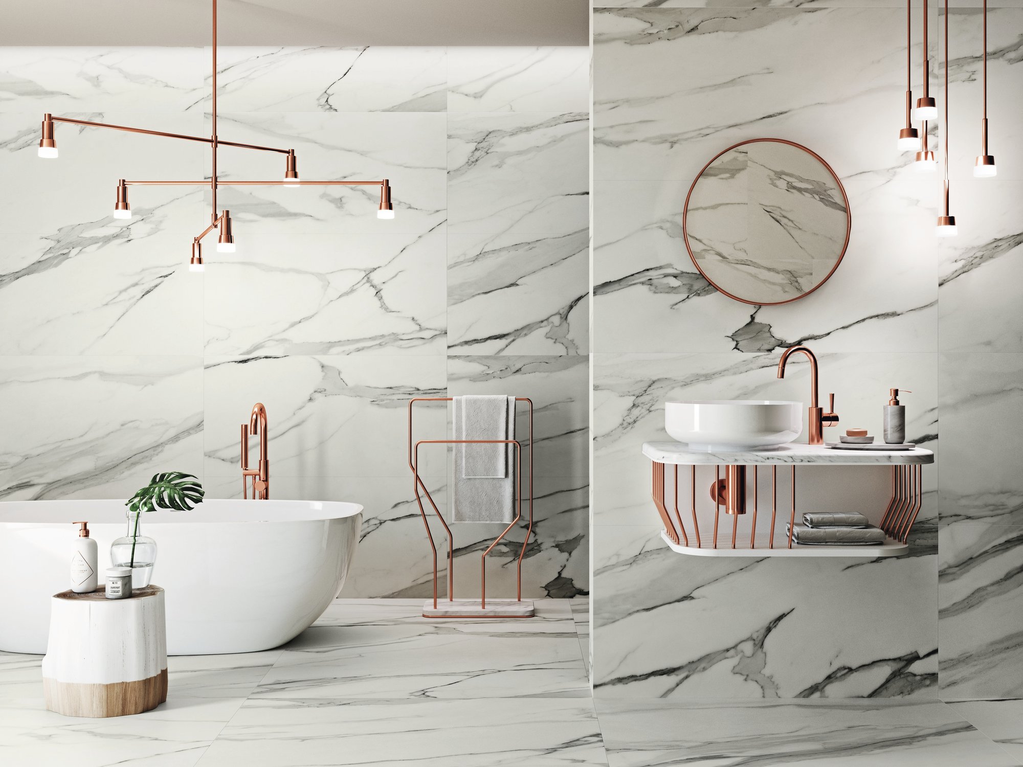 Ape Grupo Коллекция STATUARY VENATO Mat 60*120 см (R60) в интерьере